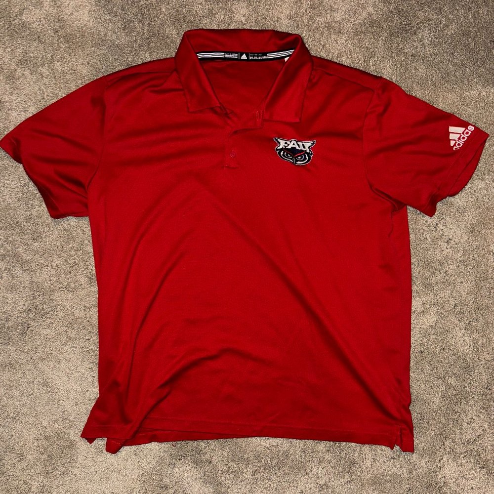 Adidas FAU Red Polo XXL